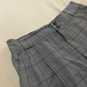 Vintage 80’s petite plaid fall colored dress pant